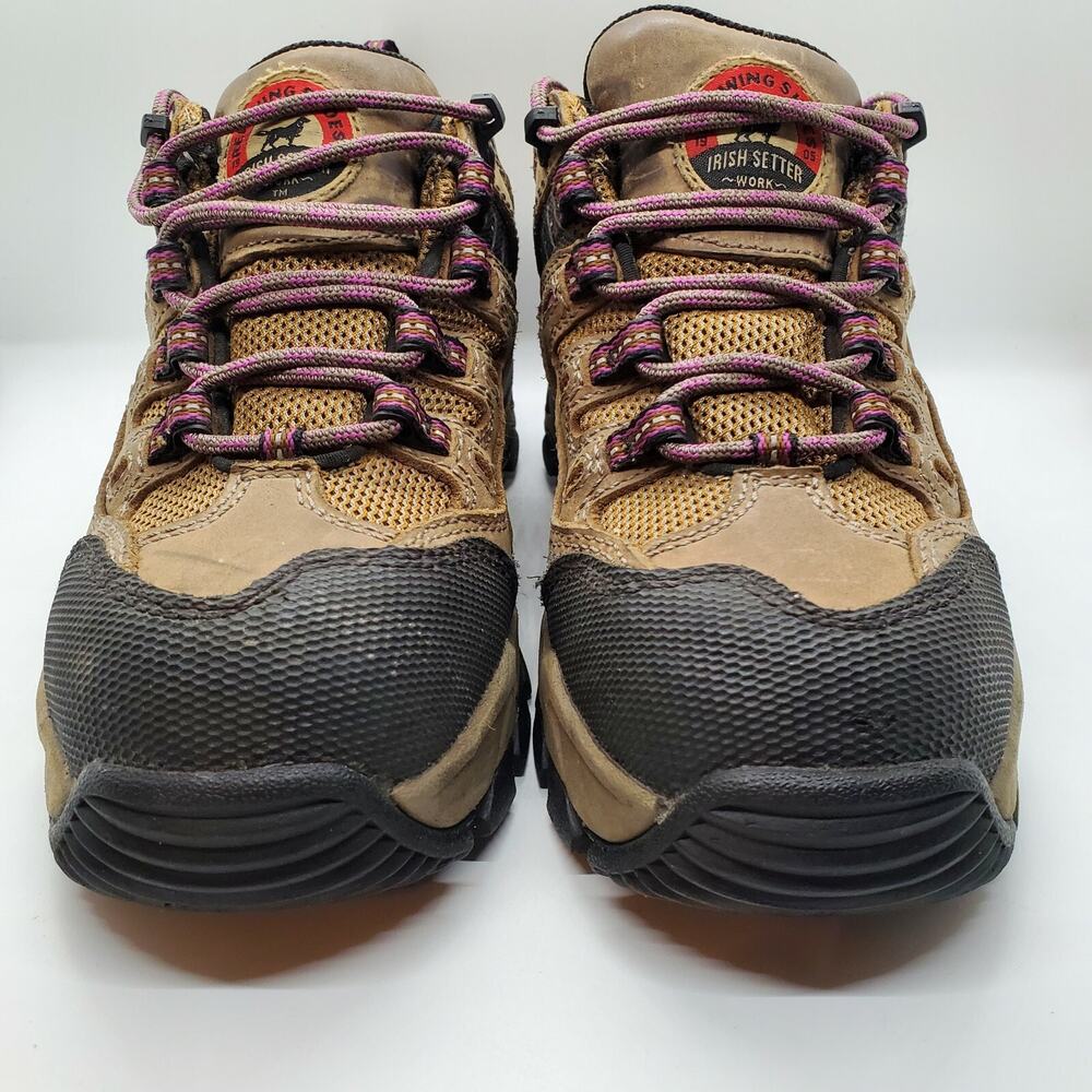 Women's Irish Setter Red Wing Safety Steel Toe Work Shoes 83202 Size 6